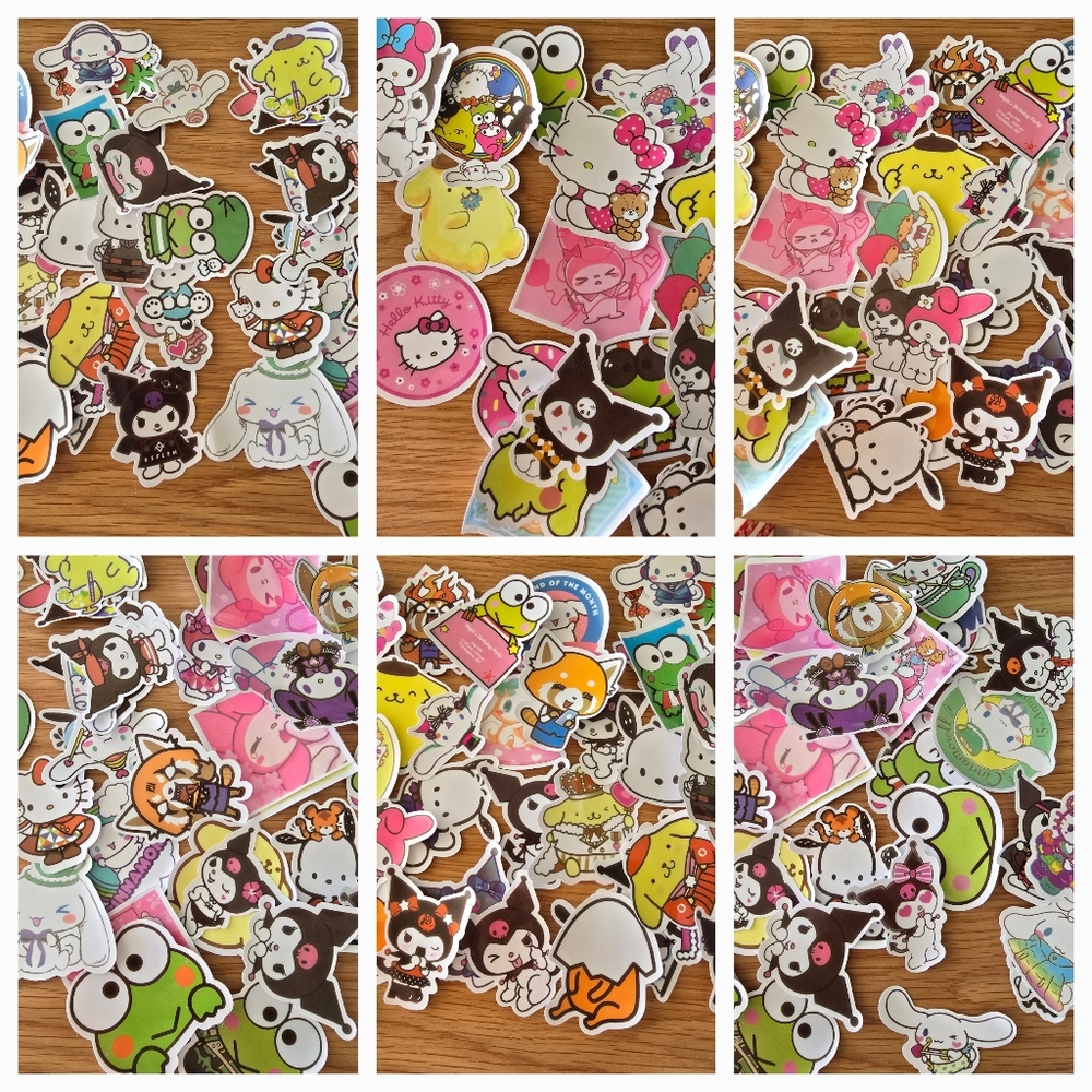 Hello kitty stickers 100 pices